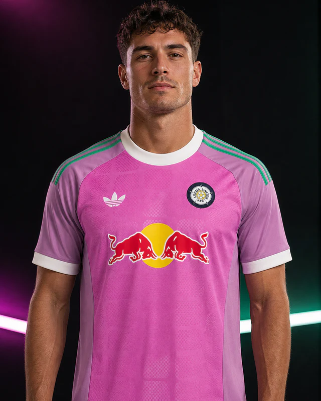 Leeds United 2026–27 Goalkeeper AI-generated editorial shirt visual on a fictional model, not a product photo