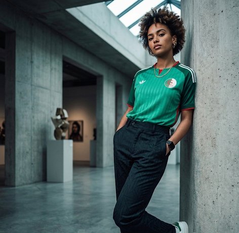Algeria 2026 away kit lifestyle shot