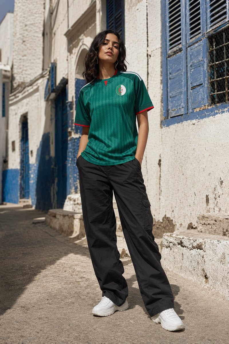 Algeria 2026 away kit lifestyle shot