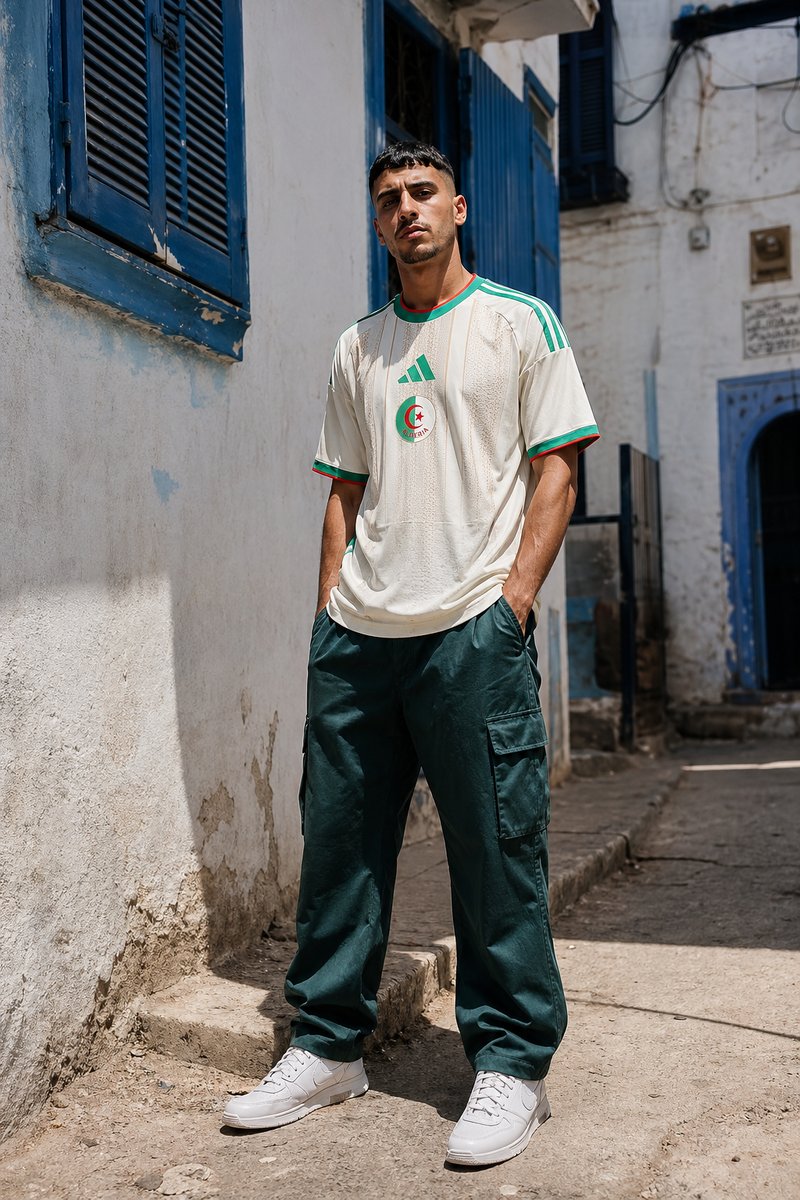 Algeria 2026 home kit lifestyle shot