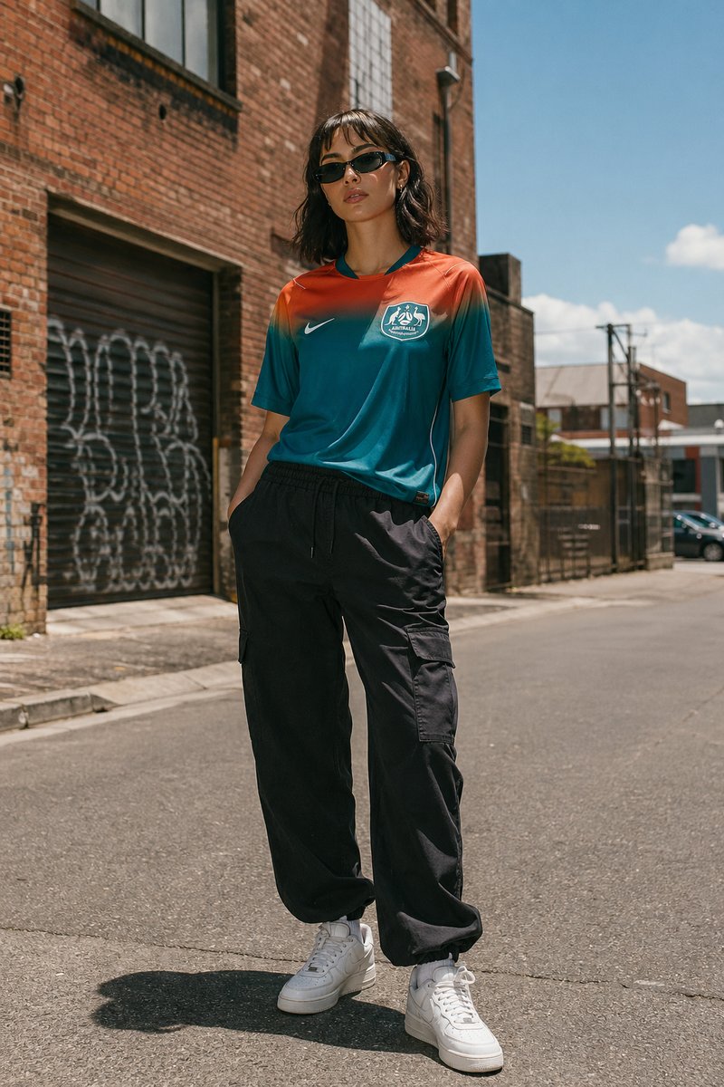 Australia 2026 away kit lifestyle shot