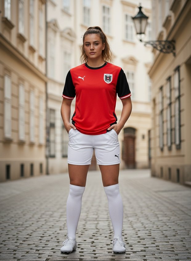 Austria 2026 home kit lifestyle shot
