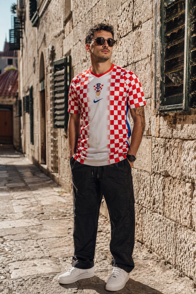 Croatia 2026 home kit lifestyle shot