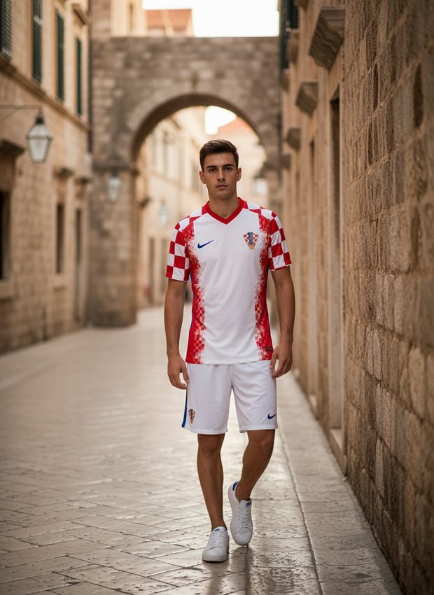 Croatia 2026 home kit lifestyle shot