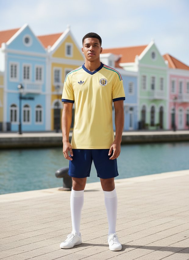 Curaçao 2026 home kit lifestyle shot