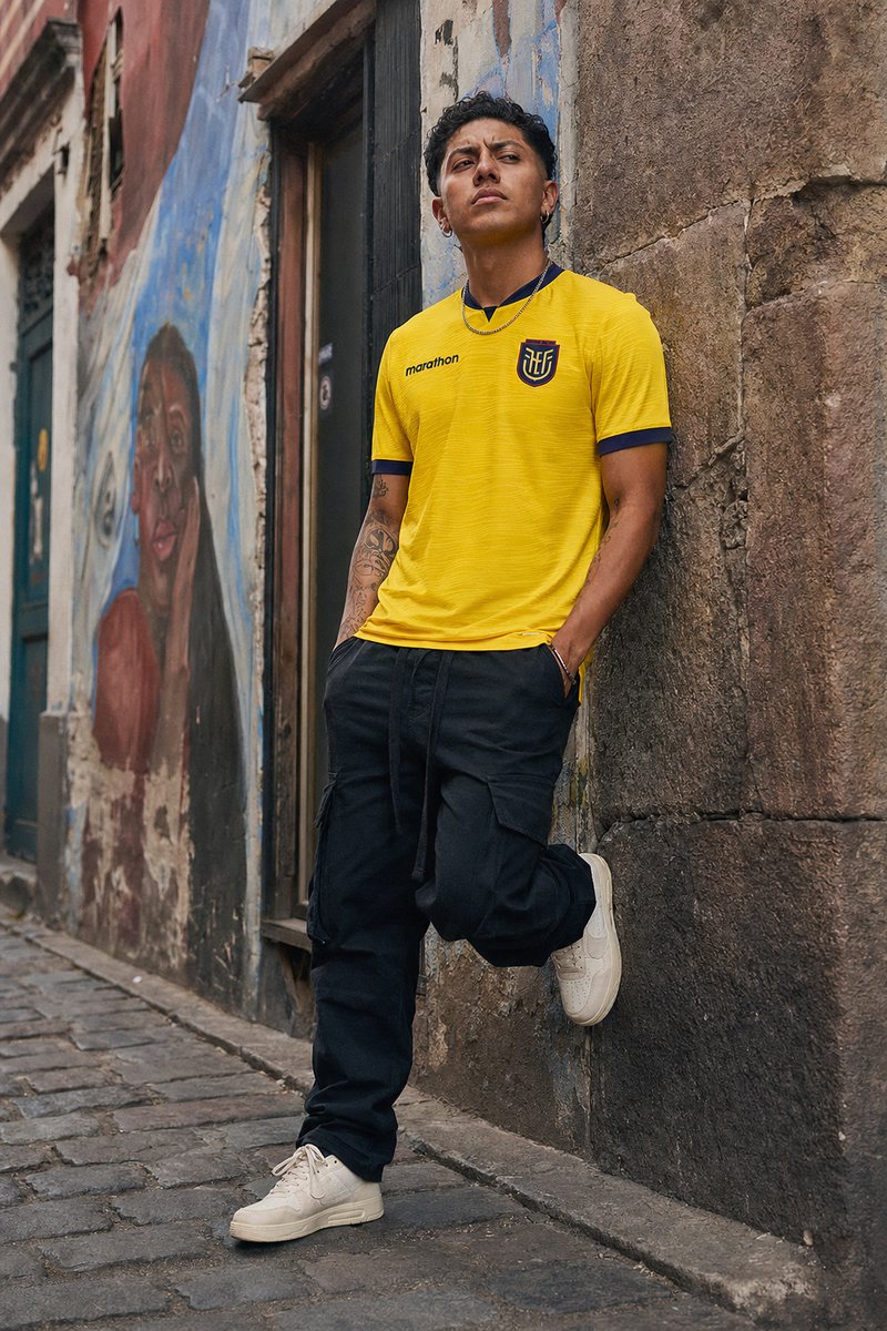 Ecuador 2026 home kit lifestyle shot