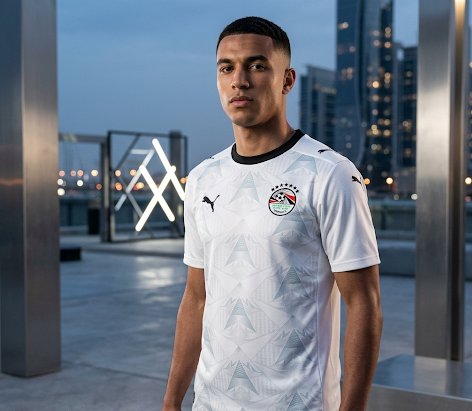 Egypt 2026 away kit lifestyle shot