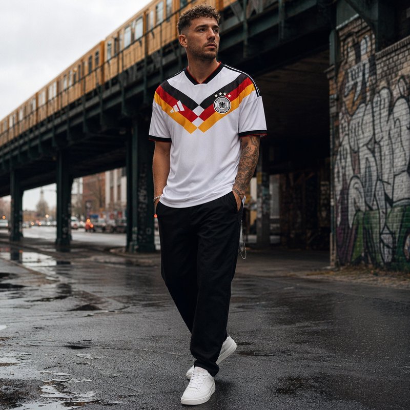 Germany 2026 home kit lifestyle shot