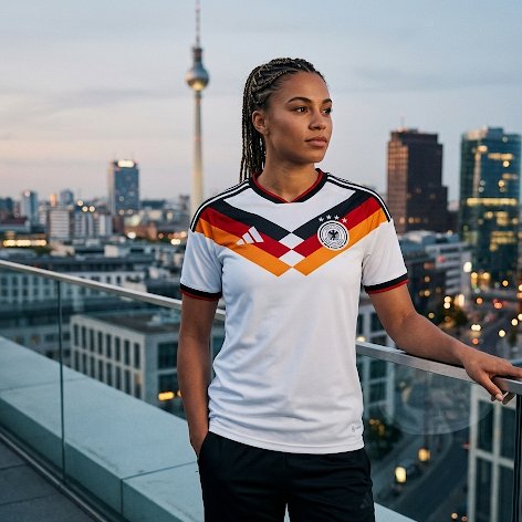 Germany 2026 home kit lifestyle shot