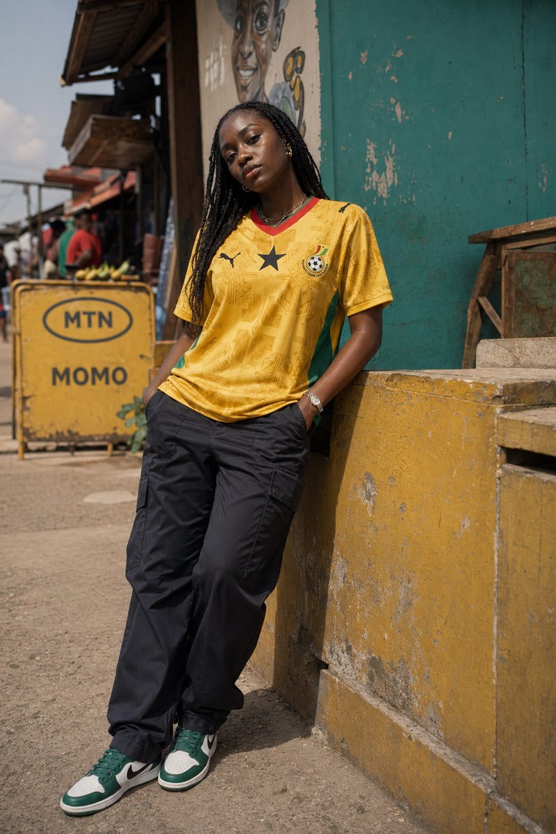 Ghana 2026 away kit lifestyle shot