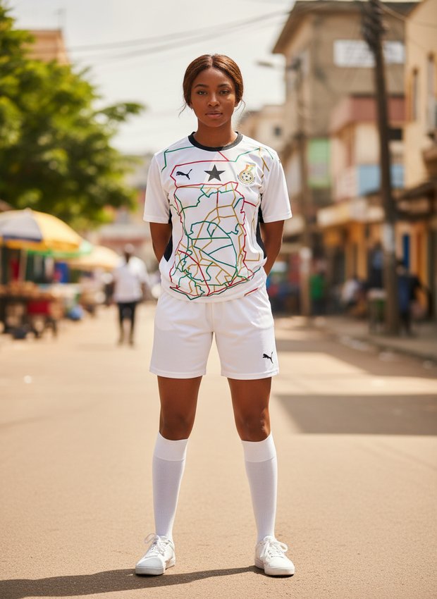 Ghana 2026 home kit lifestyle shot