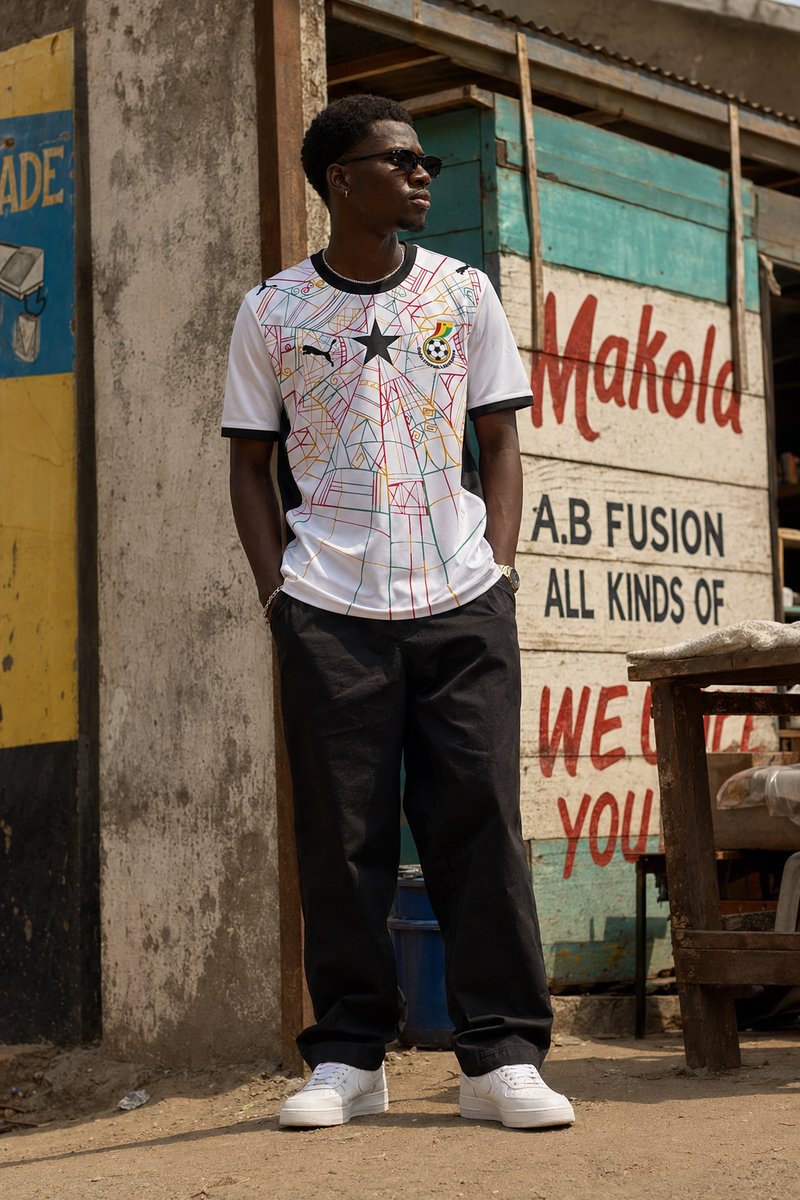 Ghana 2026 home kit lifestyle shot