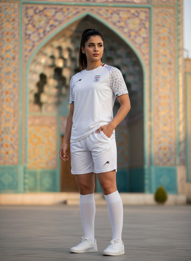 Iran 2026 home kit lifestyle shot