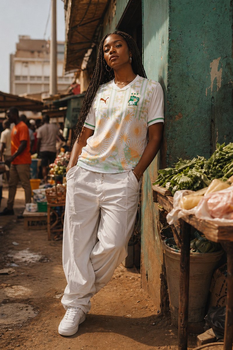 Ivory Coast 2026 away kit lifestyle shot