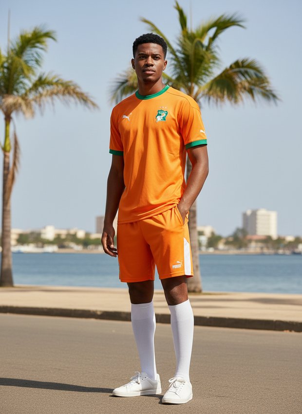 Ivory Coast 2026 home kit lifestyle shot