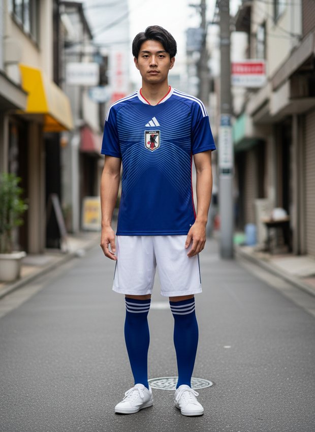 Japan 2026 home kit lifestyle shot