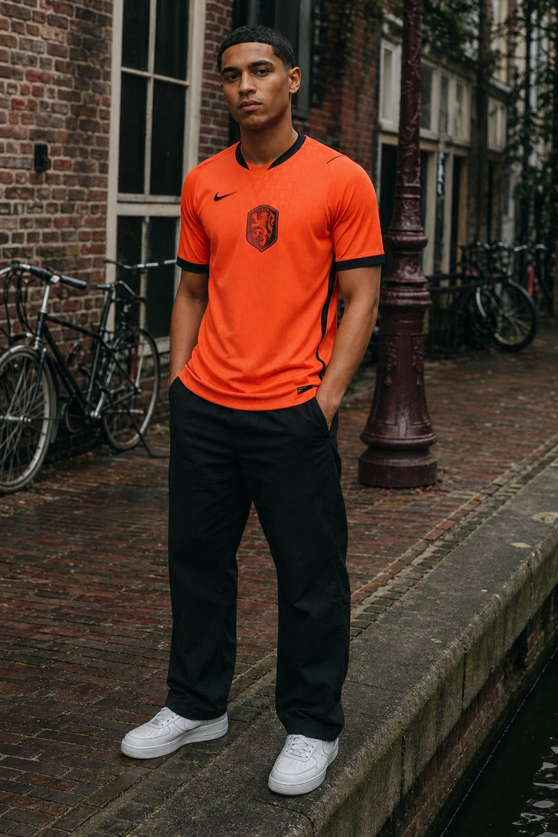Netherlands 2026 home kit lifestyle shot