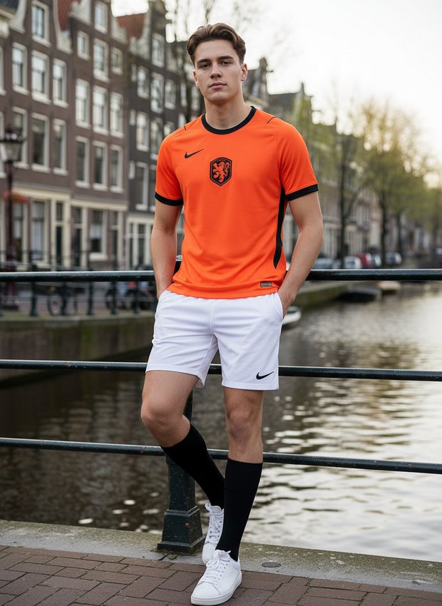 Netherlands 2026 home kit lifestyle shot