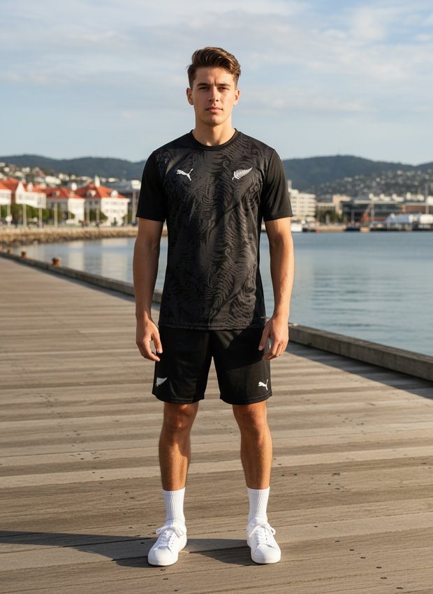 New Zealand 2026 home kit lifestyle shot