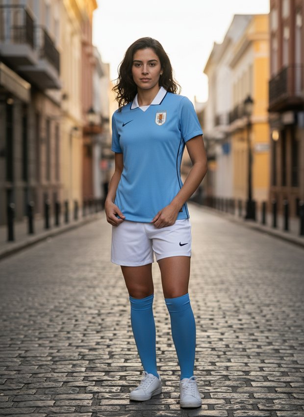 Uruguay 2026 home kit lifestyle shot