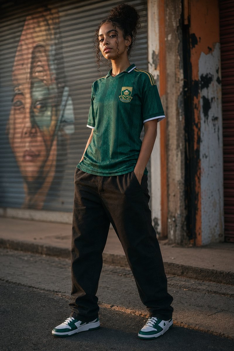 South Africa away kit for the 2026 FIFA World Cup made by Adidas