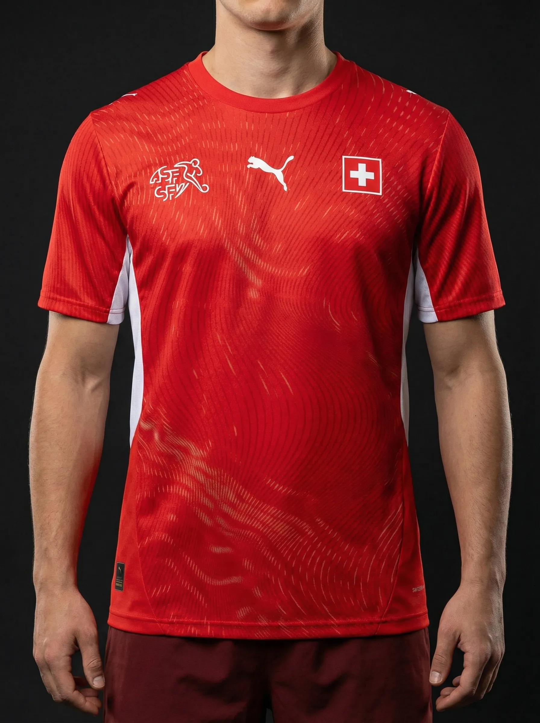 Switzerland home kit for the 2026 FIFA World Cup made by Puma